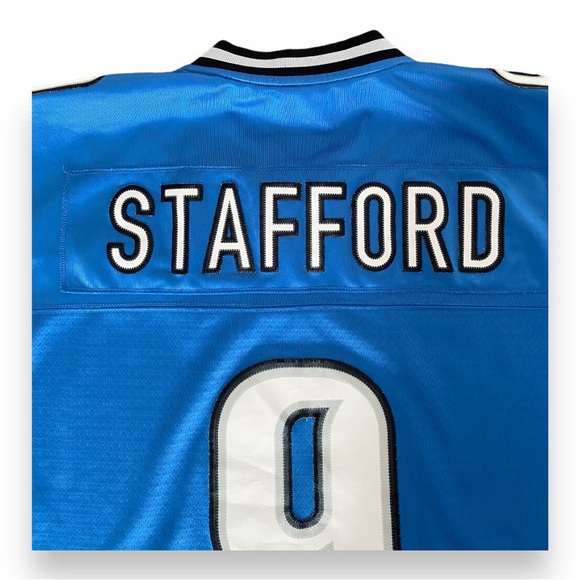 NFL REEBOK Detroit Lions Matthew Stafford Authentic On Field Football Jersey - Picture 7 of 8